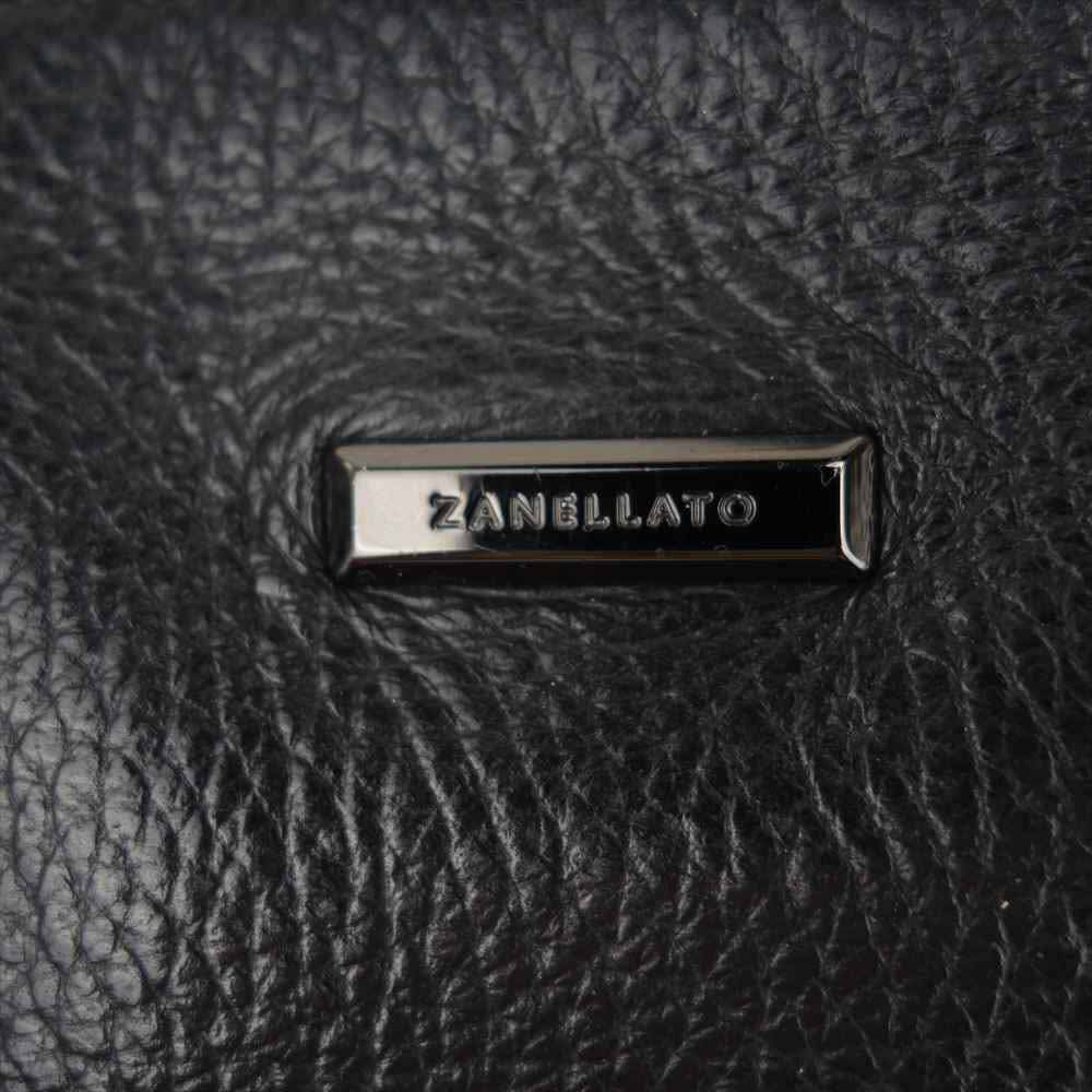 ZANELLATO ザネラート GIOBATTA 2WAY レザー ヘルメット ショルダー バッグ ブラック系【中古】