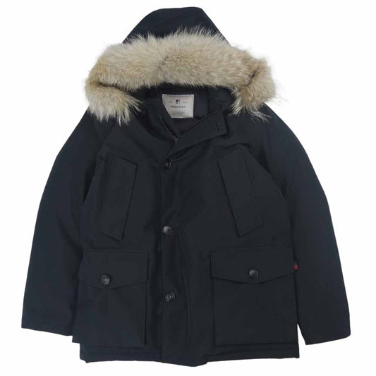 WOOLRICH ウールリッチ WOOU0321 GTX NEW ニューアークティック パーカー GORE-TEX ゴアテックス ダウン ジャケット ブラック系 USA M【美品】【中古】