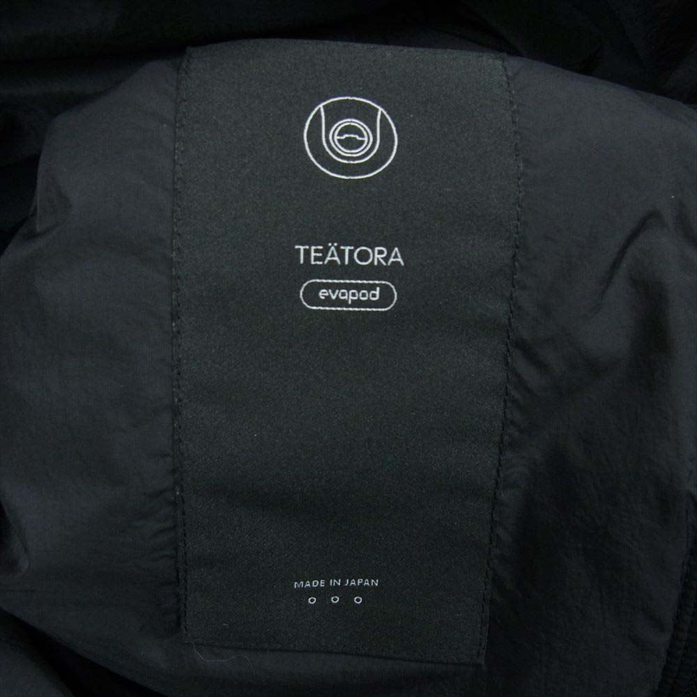 TEATORA テアトラ tt-104sl-eva EVAPODシリーズ SOUVENIR HUNTER S／L スーベニア ハンター ダウン ジャケット ブラック系 3【中古】