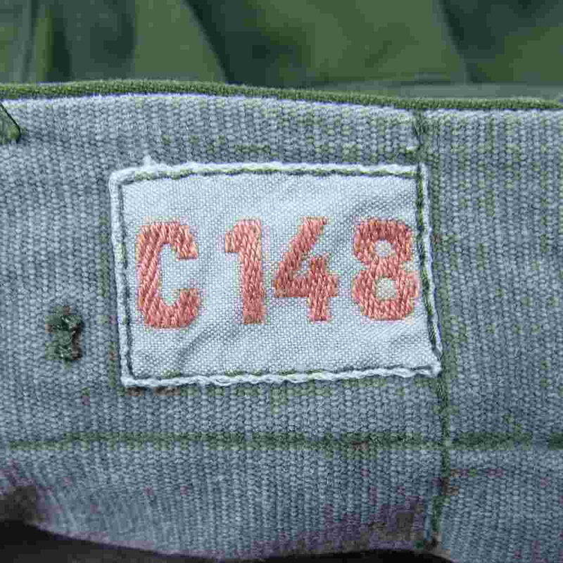 スウェーデン軍 M-59 ミリタリー パンツ ミリタリーパンツ C148 グリーン系 表記無し【中古】