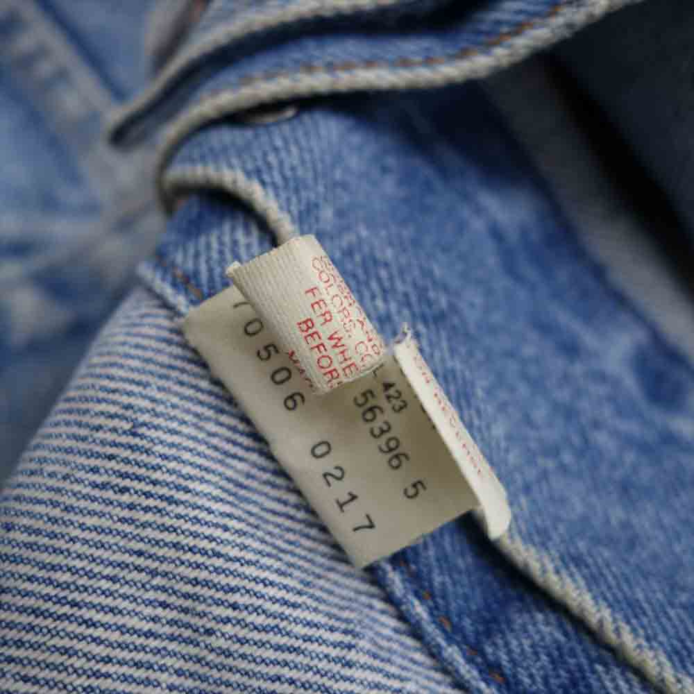 Levi's リーバイス 70506 ジージャン デニム ジャケット  インディゴブルー系 38【中古】