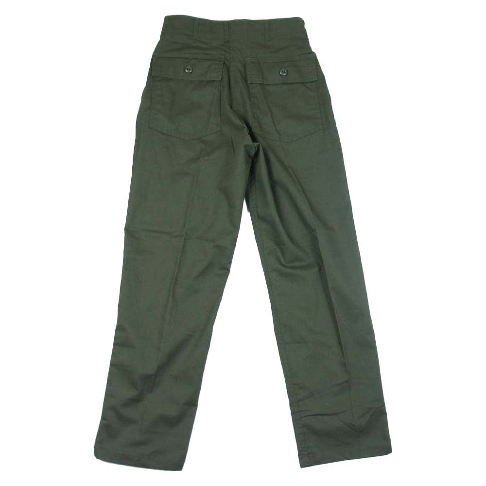米陸軍 DTA89-C-4588 80's BAKER PANTS ベイカー パンツ USA製 カーキ系 W28【美品】【中古】
