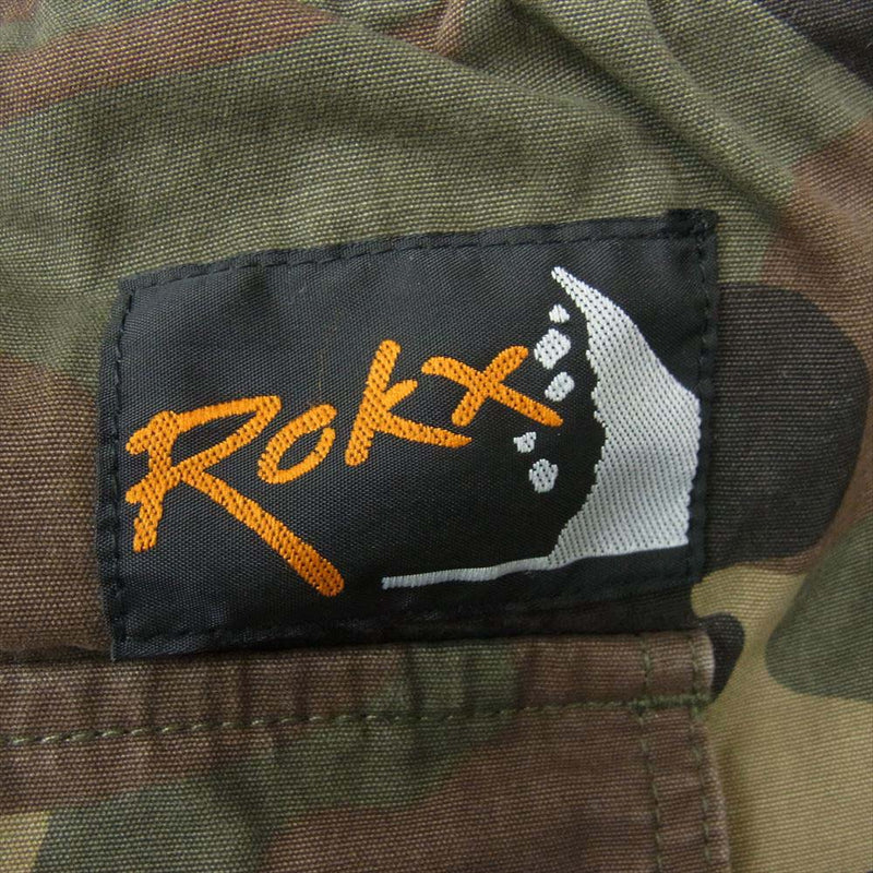 ロックス RXM062 BUSH PANT カモフラージュ ブッシュ マルチカラー系 XL【中古】