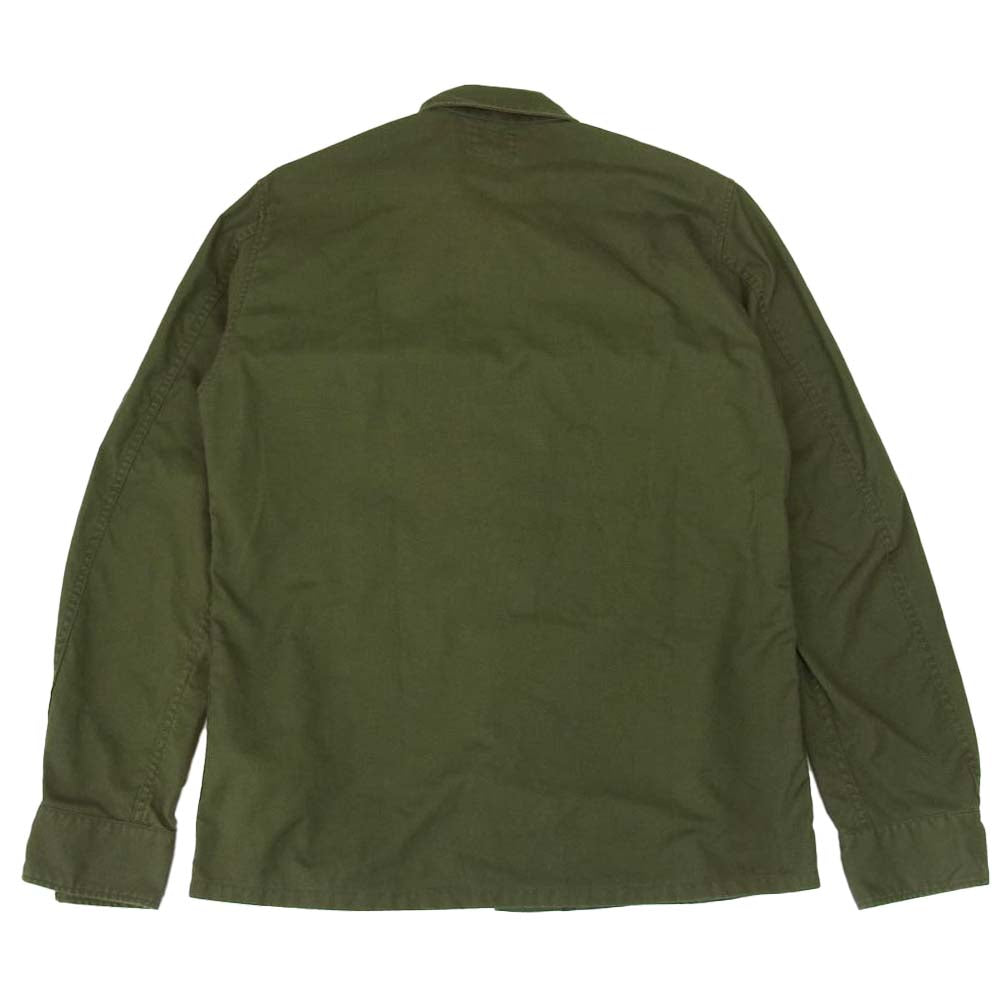 HYSTERIC GLAMOUR ヒステリックグラマー ダブルポケット ミリタリー シャツ ジャケット カーキ系 L【中古】