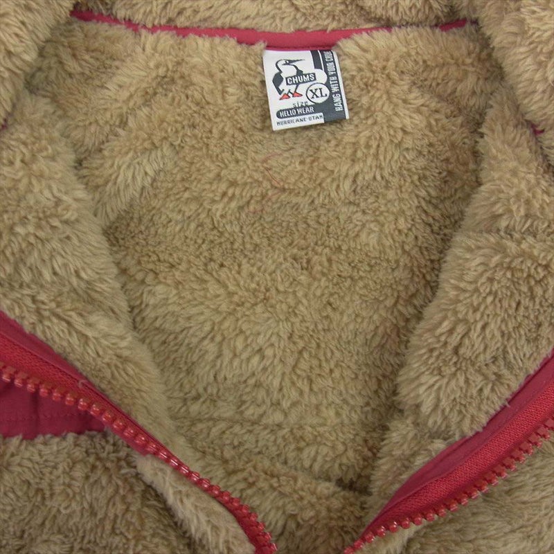CHUMS チャムス CH04-1230 Elmo Fleece Jacket エルモ フリース ベージュ系 XL【美品】【中古】