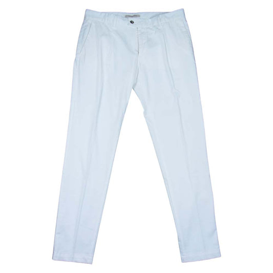 ジャブズ UFFIZI A4BK7 UFFIZI ウフィッチ 1プリーツ トラウザーズ パンツ ホワイト系 48【中古】