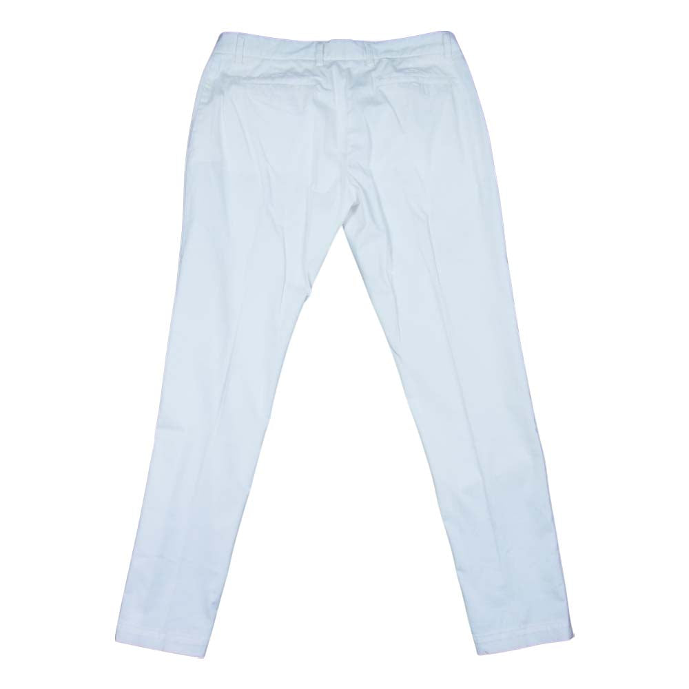 ジャブズ UFFIZI A4BK7 UFFIZI ウフィッチ 1プリーツ トラウザーズ パンツ ホワイト系 48【中古】