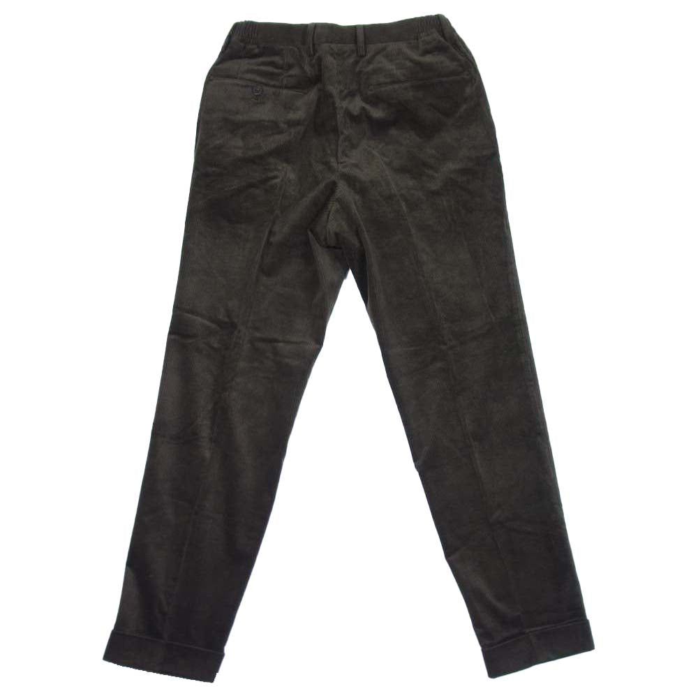 クロスクローゼット 1プリーツ コーデュロイ トラウザーズ パンツ
