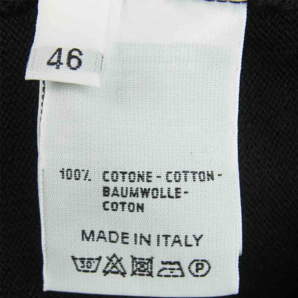 CRUCIANI クルチアーニ 国内正規品 コットン 切替 ハイネック カーディガン イタリア製 ブラック系 46【中古】
