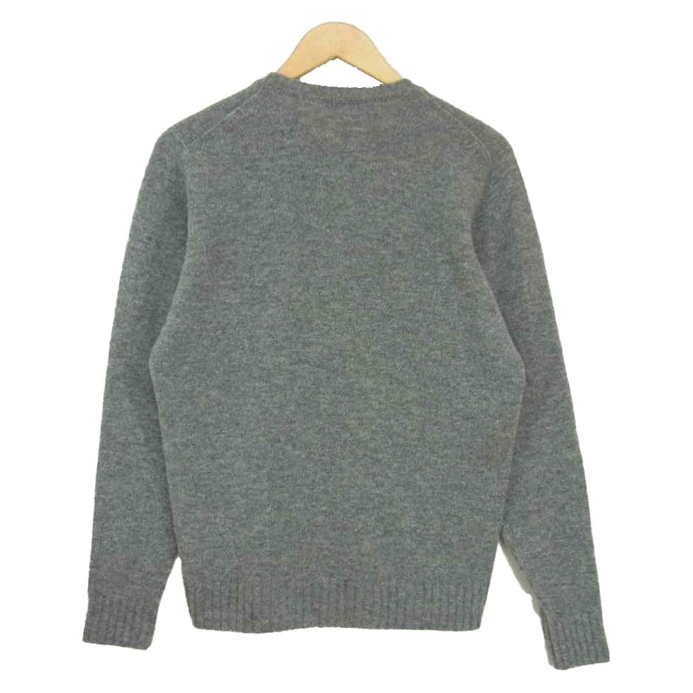 ZANONE ザノーネ ヴァージン ウール クルーネック ニット グレー系 50【中古】