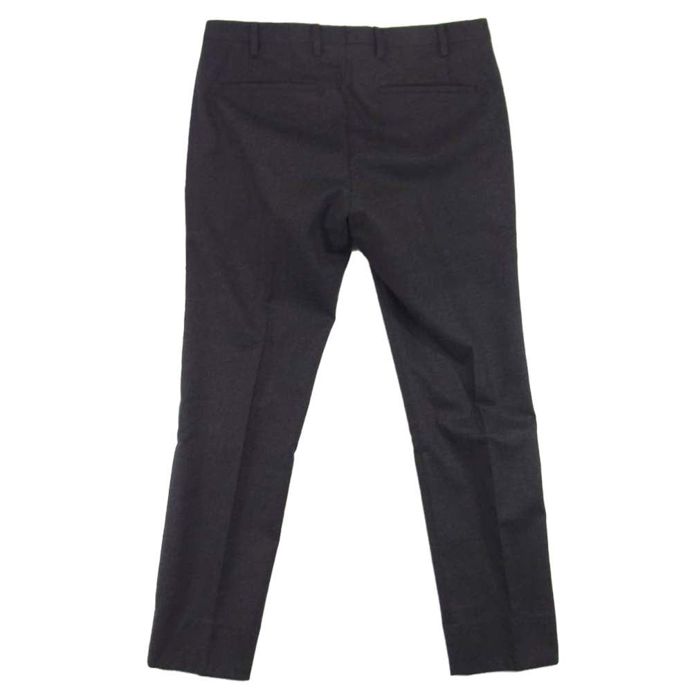 ジェルマーノ SAXONY 2P ウールサキソニー ストレッチ 2プリーツ ストレッチ テーパード パンツ ブラウン系 46【美品】【中古】