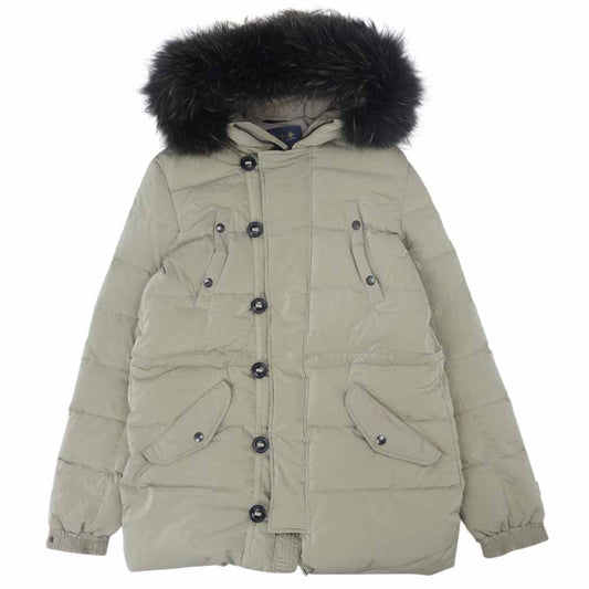 TATRAS タトラス MTA14A4193 国内正規品 ANTICO N-3B TYPE ダウン コート ジャケット グリーン系ベージュ 02【中古】