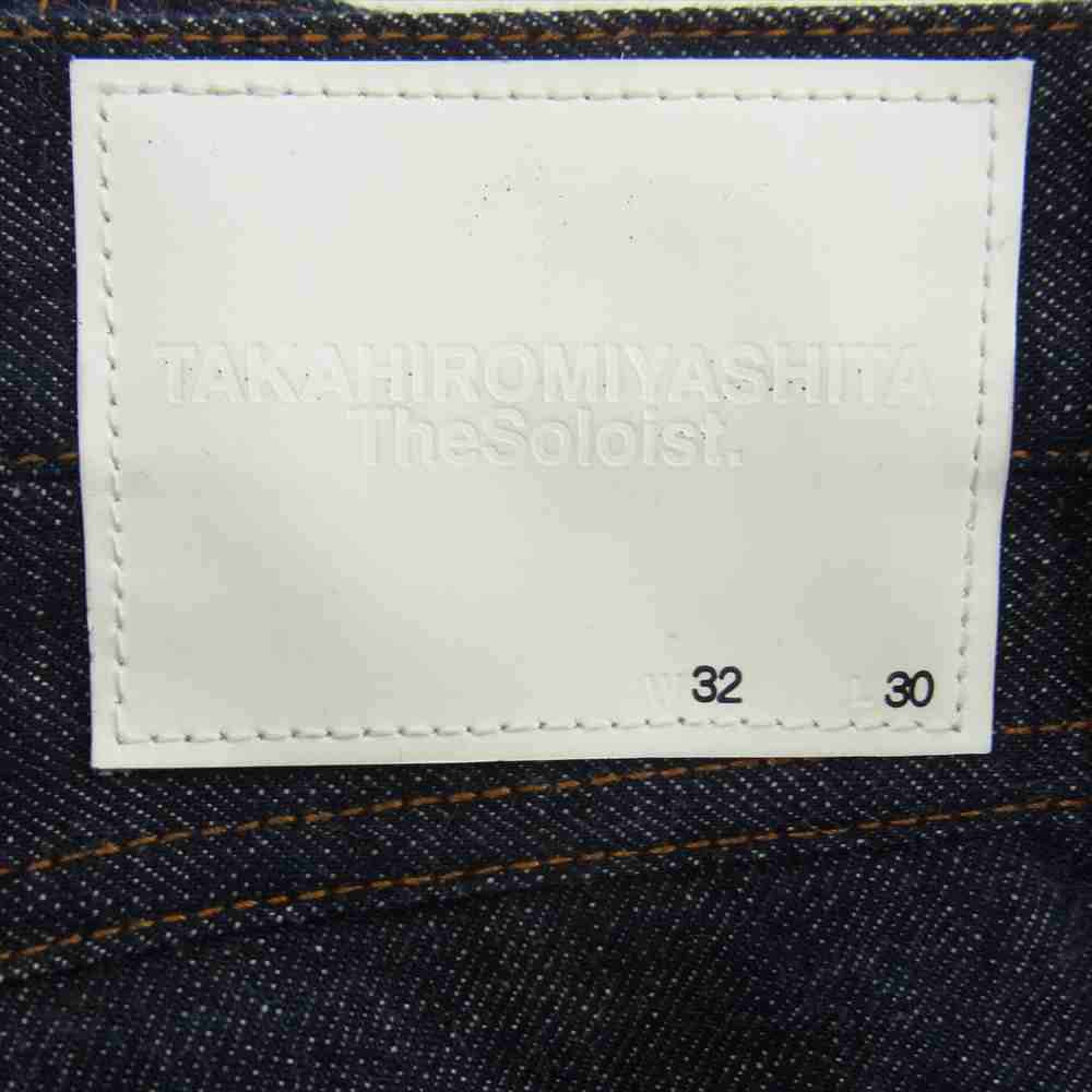 タカヒロ ミヤシタ ザ ソロイスト 0001SS16 タイトストレート ジーンズ デニム パンツ インディゴブルー系 32【中古】