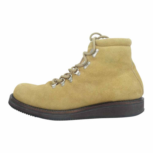 タカヒロ ミヤシタ ザ ソロイスト スエード レザー トレッキング ブーツ ベージュ系 US9【中古】