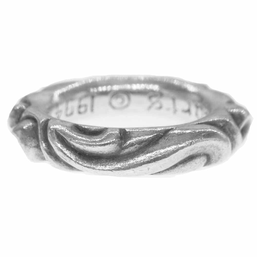 CHROME HEARTS クロムハーツ（原本有） SCROLL BAND RING スクロール バンド リング シルバー系【中古】