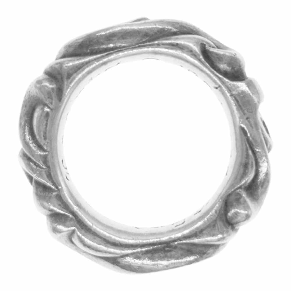 CHROME HEARTS クロムハーツ（原本有） SCROLL BAND RING スクロール バンド リング シルバー系【中古】