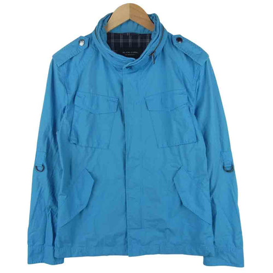 BURBERRY BLACK LABEL バーバリーブラックレーベル D1F05-804-22 コットン ジャケット 中国製 ライトブルー系 M【中古】