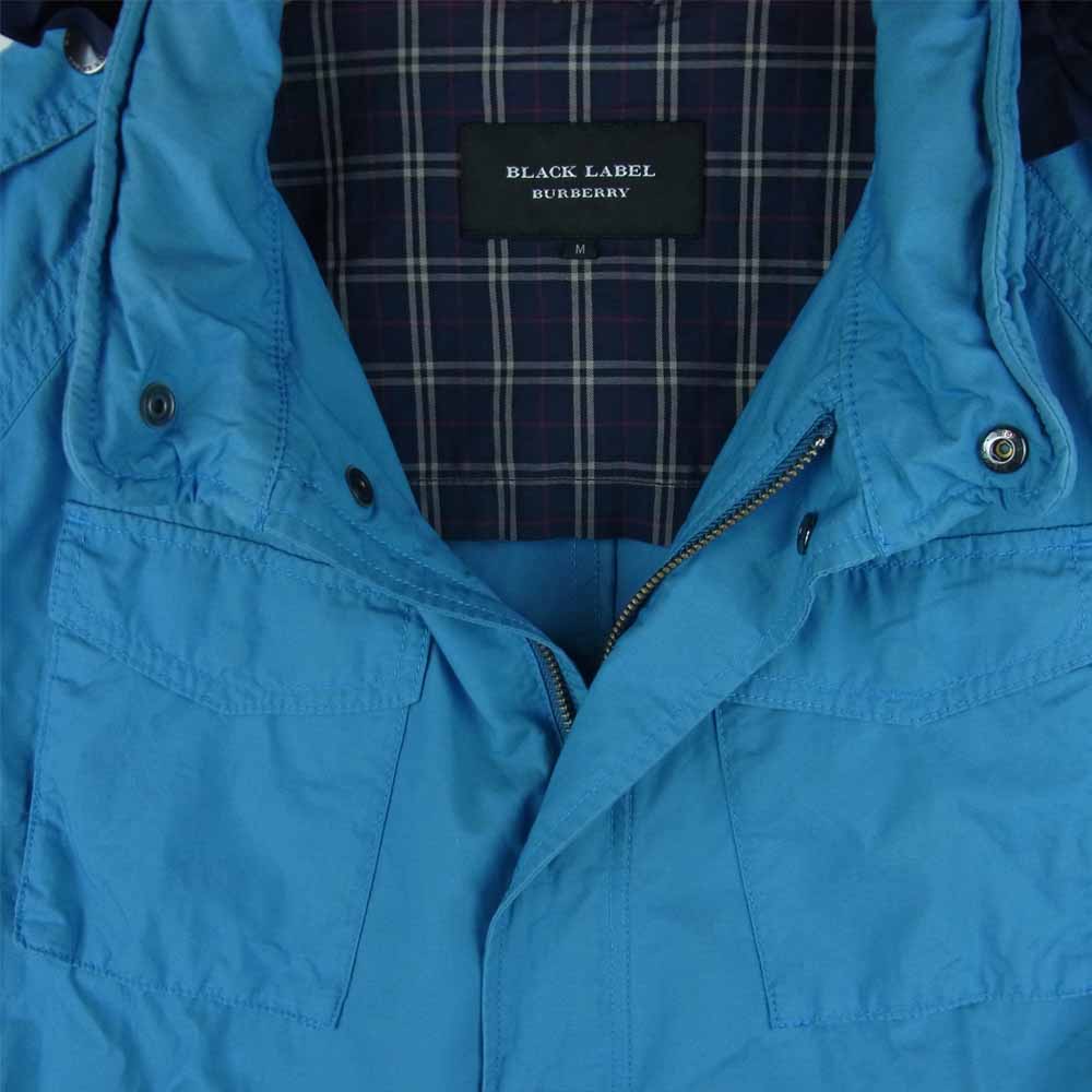 BURBERRY BLACK LABEL バーバリーブラックレーベル D1F05-804-22 コットン ジャケット 中国製 ライトブルー系 M【中古】