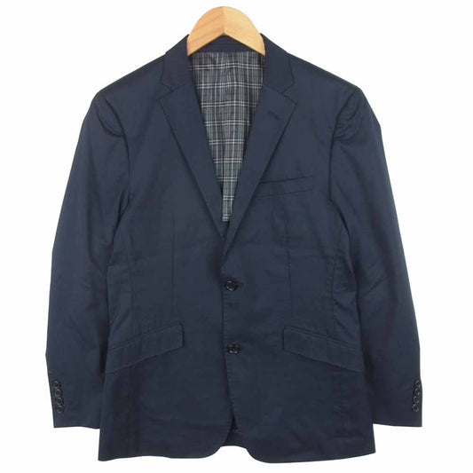 BURBERRY BLACK LABEL バーバリーブラックレーベル D1E20-504-29 テーラード ジャケット ネイビー系 S【中古】