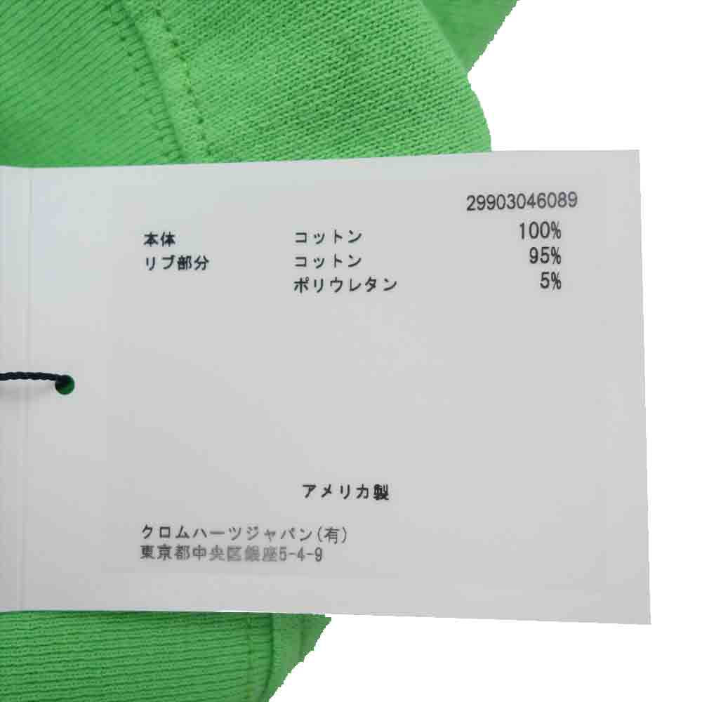 CHROME HEARTS クロムハーツ（原本無） 21AW 国内正規品 MATTY BOY SEX RECORDS Crewneck マッティボーイ セックスレコーズ クルーネックスウェット ライトグリーン系 M【新古品】【未使用】【中古】