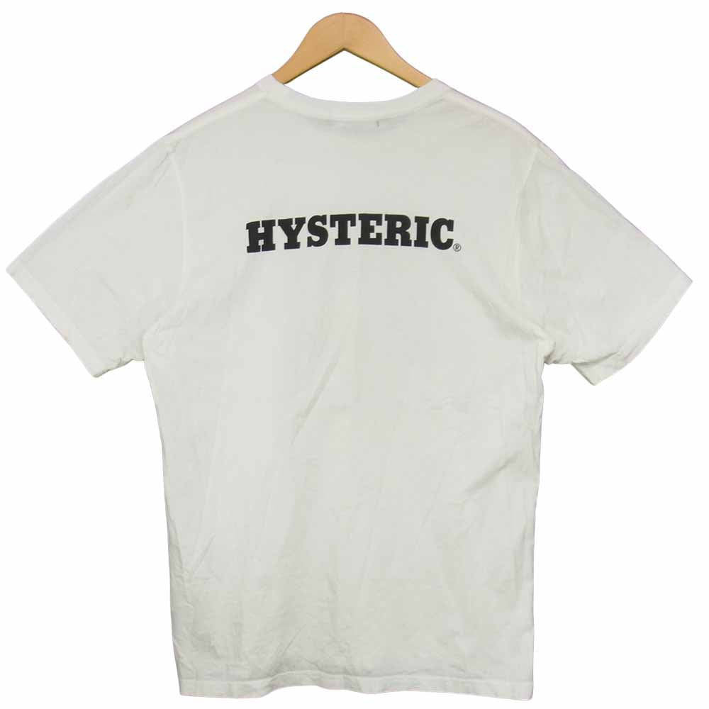 HYSTERIC GLAMOUR ヒステリックグラマー 12183CT05 × PLAY BOY ASHLEY SMITH プレイボーイ プリント 半袖 Tシャツ ホワイト系 L【中古】