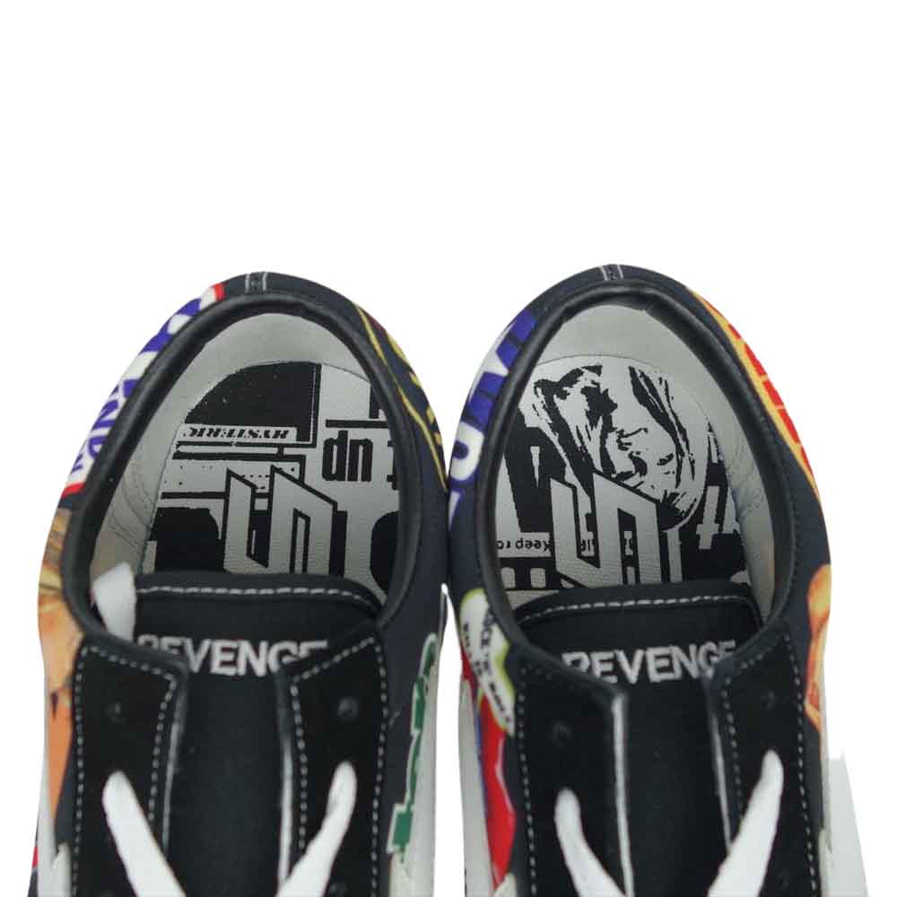 HYSTERIC GLAMOUR ヒステリックグラマー 02193QS05296 未使用品 REVENGE STORM リベンジストーム ローカット スニーカー ブラック系 26cm【極上美品】【中古】