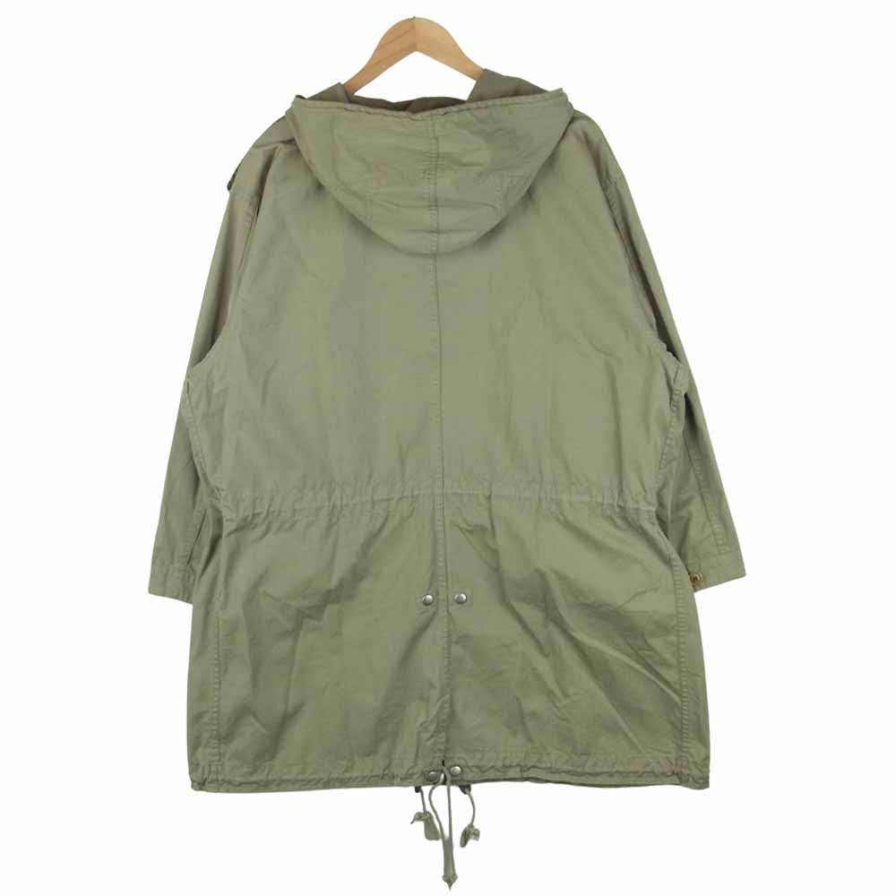 RALPH LAUREN ラルフローレン COUNTRY ミリタリー モッズ コート シンガポール製 ライトカーキ系 S【中古】