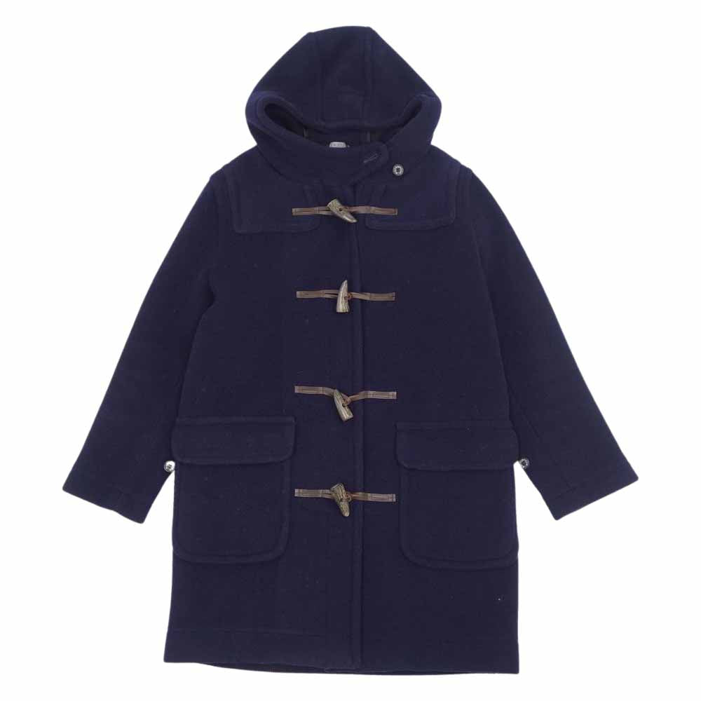 Mackintosh マッキントッシュ 英国製 フード付き ウール ダッフル コート ネイビー系 30【中古】