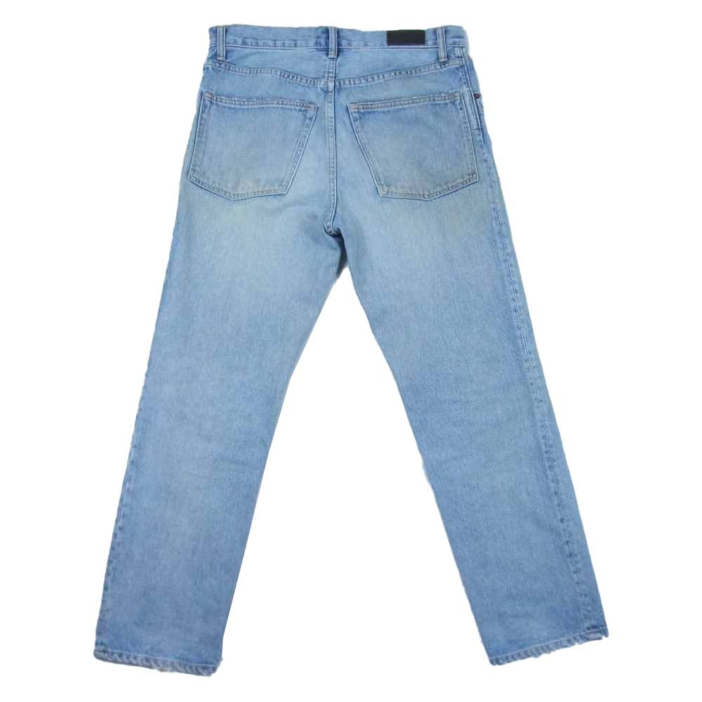 DESCENDANT ディセンダント 17AW 1986 JEANS ダメージ加工 デニム パンツ インディゴブルー系 1【中古】