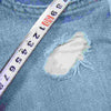 DESCENDANT ディセンダント 17AW 1986 JEANS ダメージ加工 デニム パンツ インディゴブルー系 1【中古】