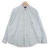 DESCENDANT ディセンダント HYANNIS B.D LS SHIRT ストライプ ボタンダウン シャツ ホワイト×ブルーストライプ 1【中古】