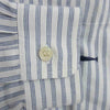 DESCENDANT ディセンダント HYANNIS B.D LS SHIRT ストライプ ボタンダウン シャツ ホワイト×ブルーストライプ 1【中古】
