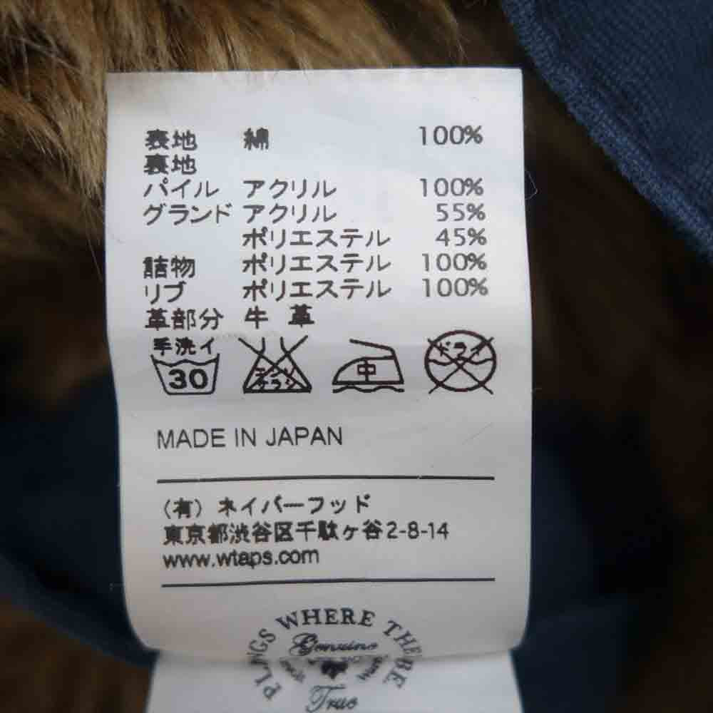 WTAPS ダブルタップス 15AW 152GWDT-JKH03 N-1 デッキ ジャケット ネイビー系 2【中古】