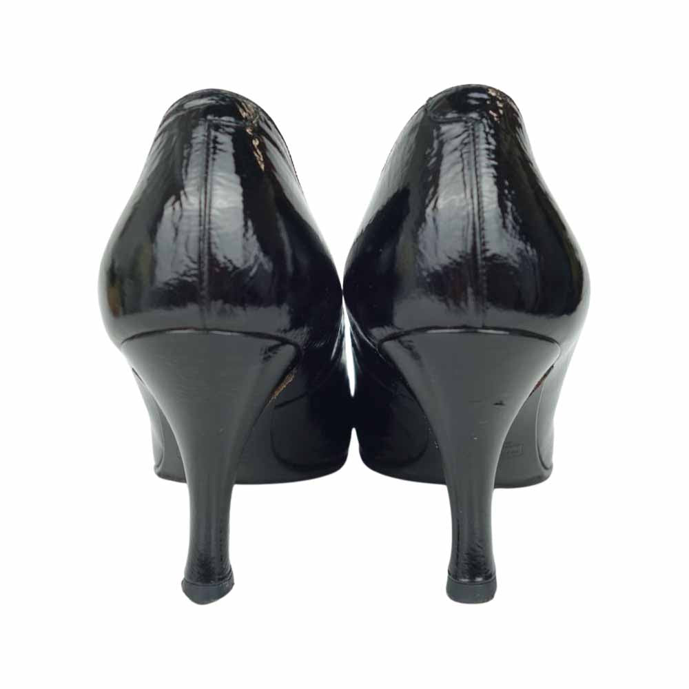 MARC JACOBS マークジェイコブス レザー ヒール パンプス ブラック系 37.5【中古】