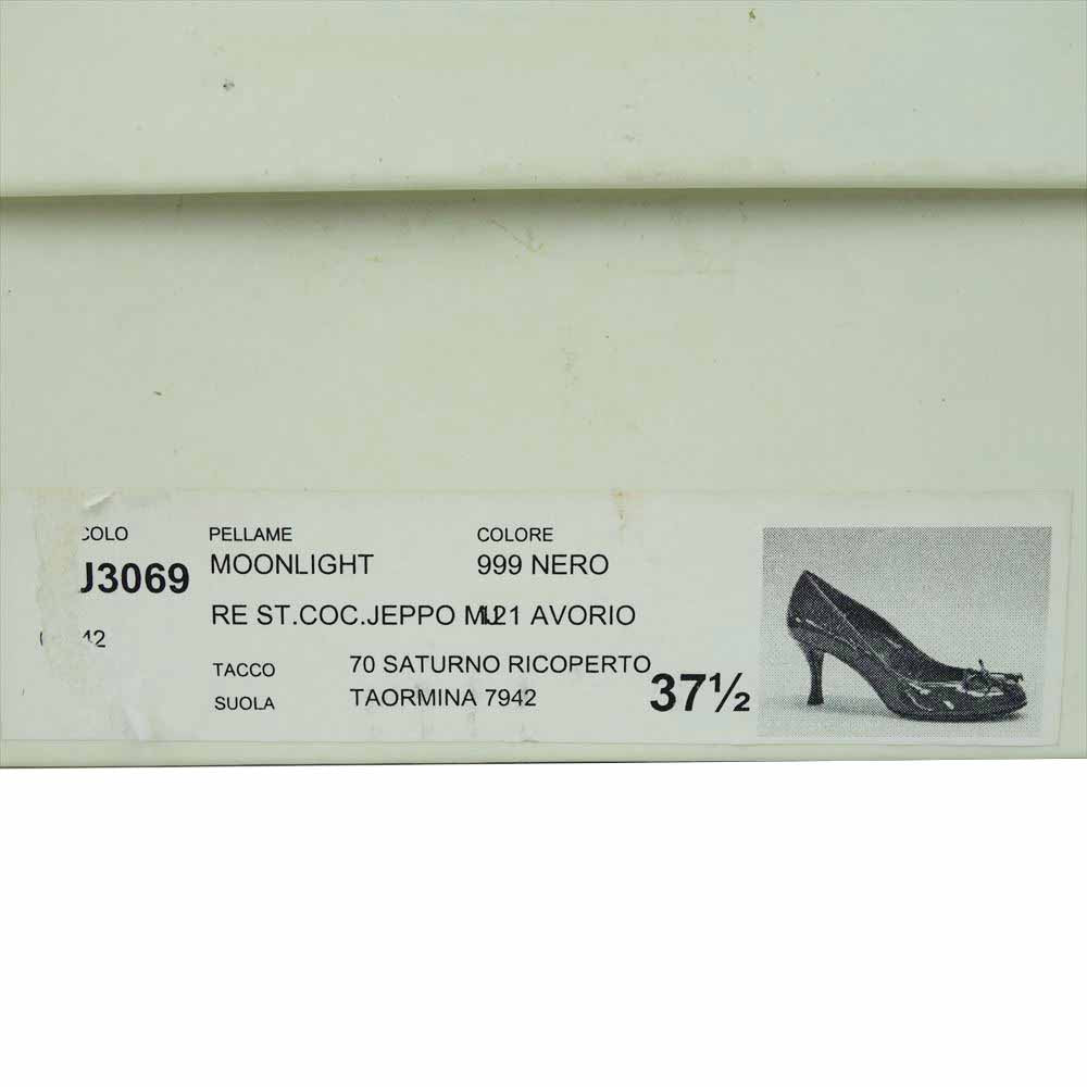 MARC JACOBS マークジェイコブス レザー ヒール パンプス ブラック系 37.5【中古】