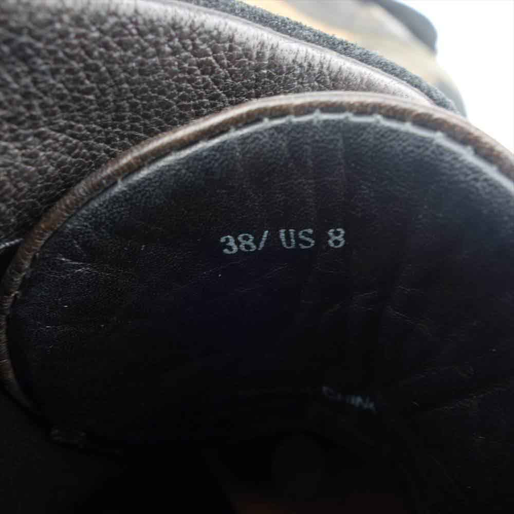 rag & bone ラグアンドボーン レザー 切替 ウィングチップ ショート ブーツ ブラウン系 ブラック系 8【中古】