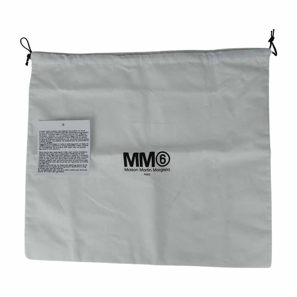 MAISON MARGIELA メゾンマルジェラ MM6 S40WU0072 レザー ショートブーツ ブラック系 38【中古】