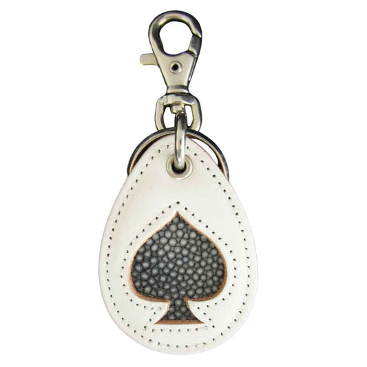 REDMOON レッドムーン target of spade キーホルダー ブラック系 ホワイト系【美品】【中古】