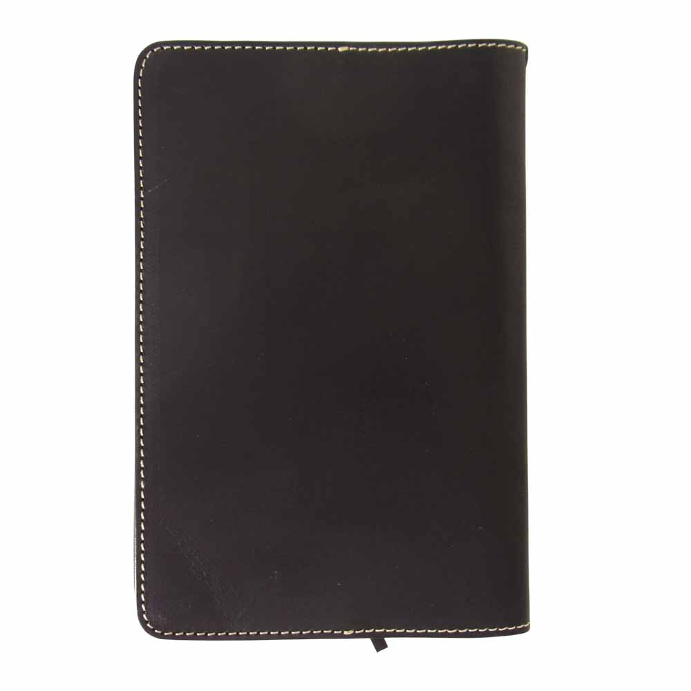 REDMOON レッドムーン レザー 文庫本サイズ ブックカバー ブラック系【美品】【中古】