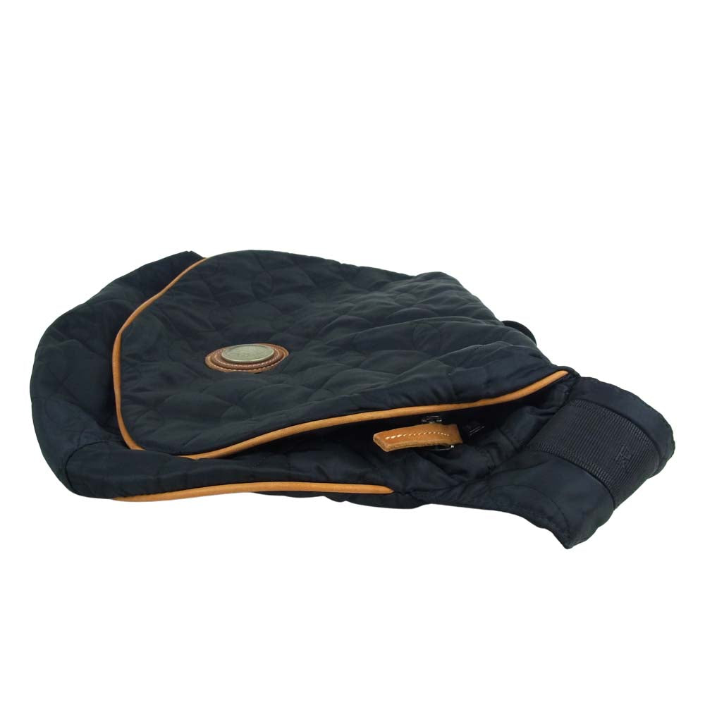 REDMOON レッドムーン ナイロン キルティング ショルダーバック ブラック系【中古】
