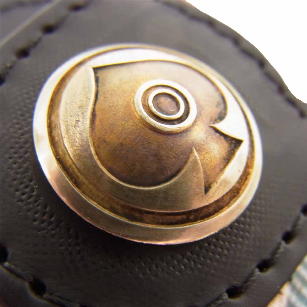 REDMOON レッドムーン TARGET of SPADE ターゲットオブスペード レザー ショートウォレット ネイティブ柄【美品】【中古】
