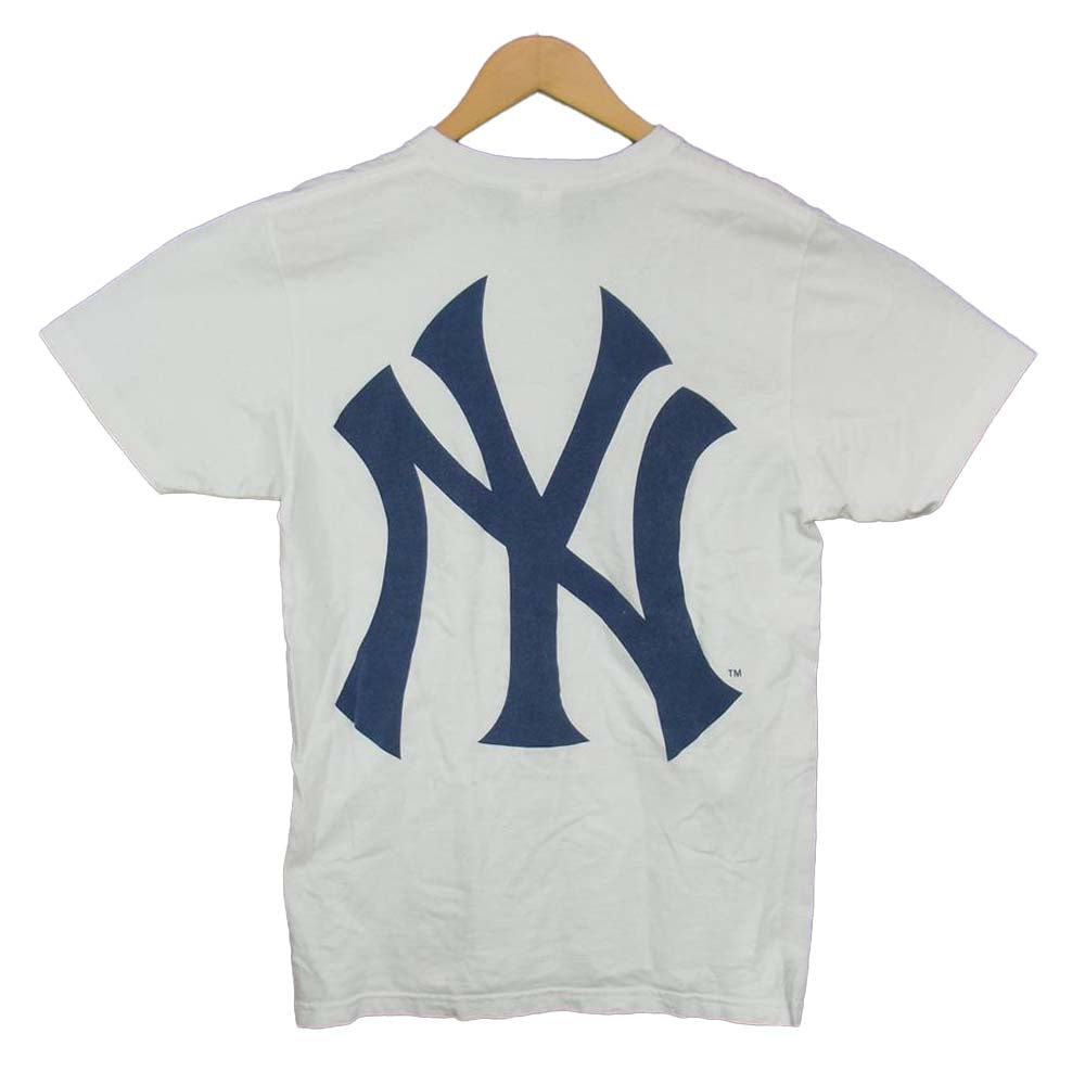 Supreme シュプリーム New York Yankees Box Logo Tee ニューヨークヤンキース ボックスロゴ Tシャツ ホワイト系 M【中古】