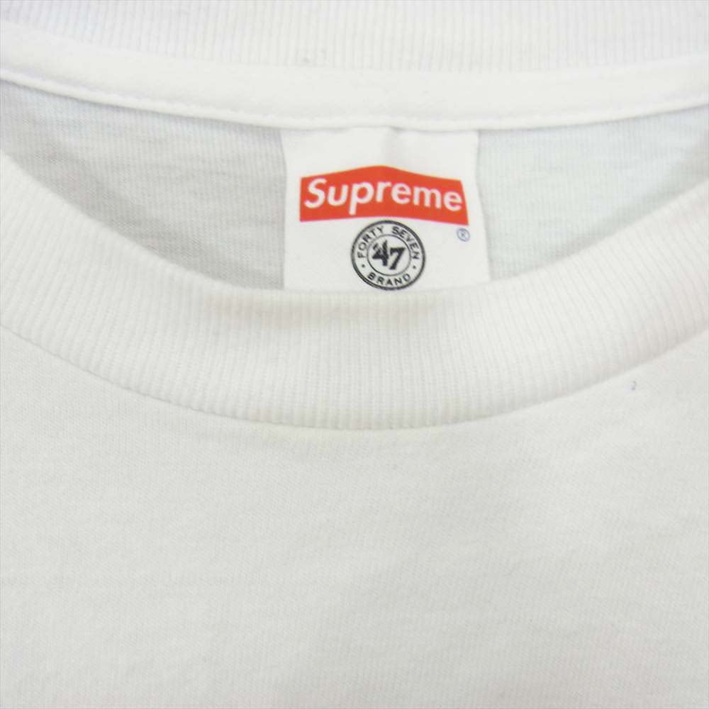 Supreme シュプリーム New York Yankees Box Logo Tee ニューヨークヤンキース ボックスロゴ Tシャツ ホワイト系 M【中古】