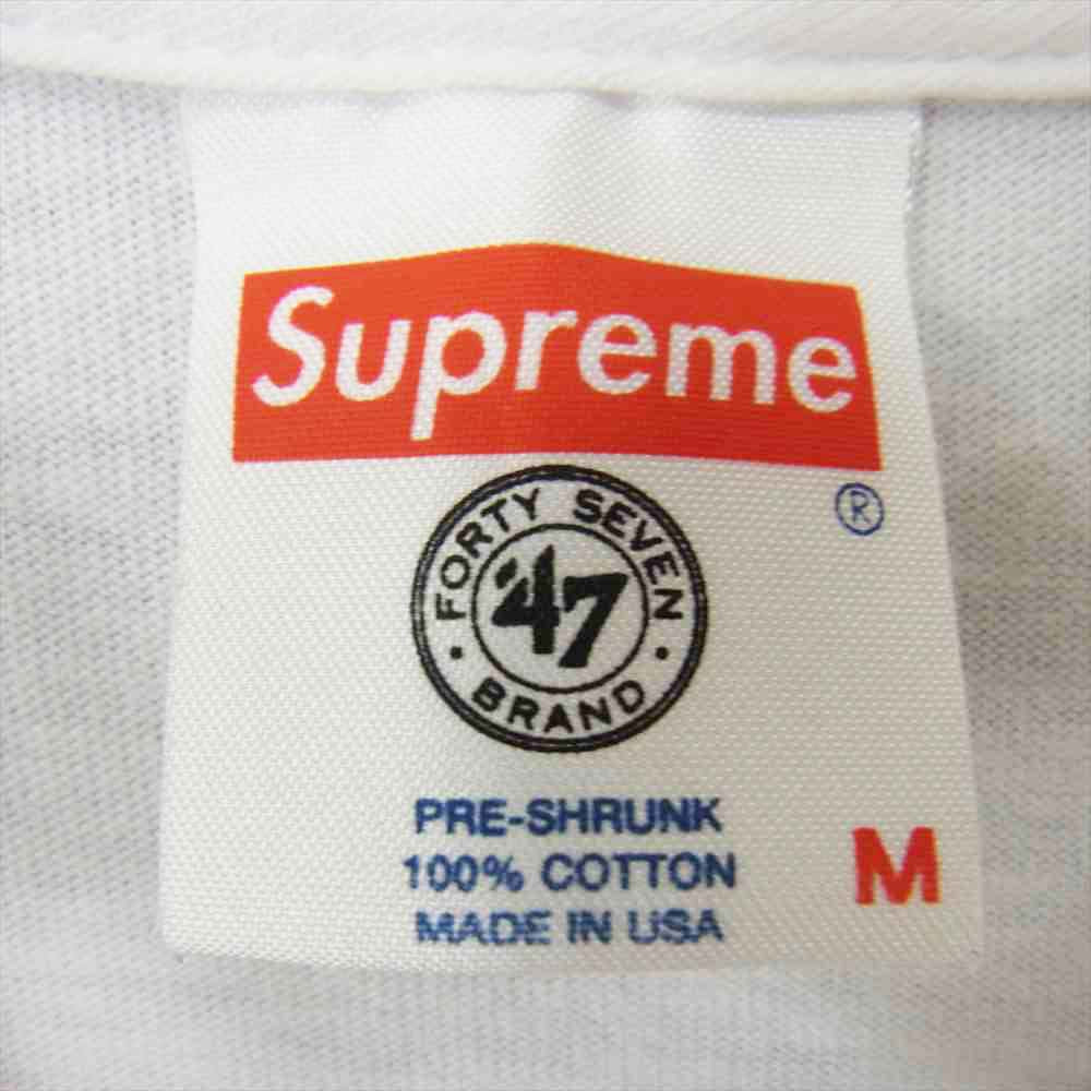 Supreme シュプリーム New York Yankees Box Logo Tee ニューヨークヤンキース ボックスロゴ Tシャツ ホワイト系 M【中古】