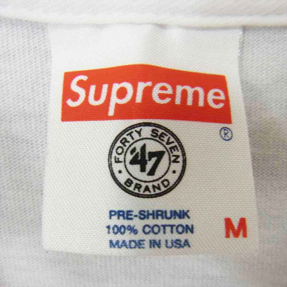 Supreme シュプリーム New York Yankees Box Logo Tee ニューヨークヤンキース ボックスロゴ Tシャツ ホワイト系  M【中古】