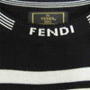 FENDI フェンディ イタリア製 ズッカ ロゴ ボーダー ニット セーター ブラック系 サイズ表記無【中古】