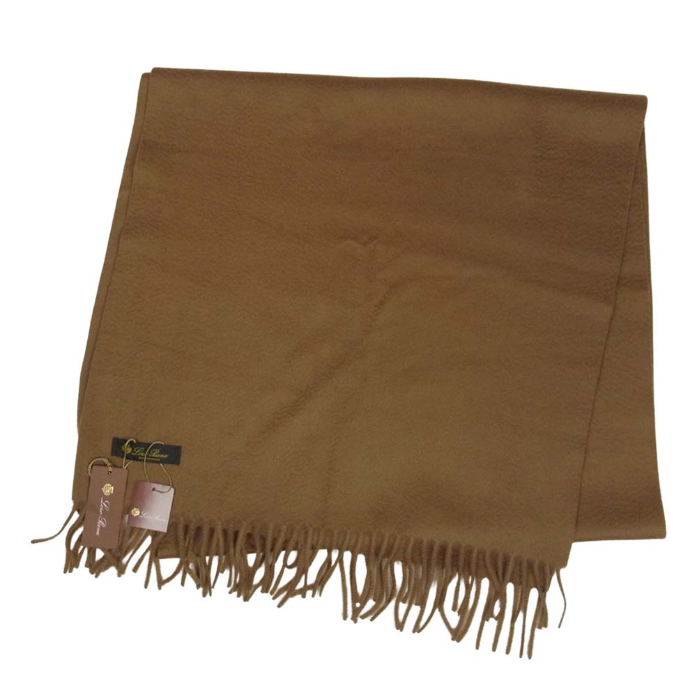 Loro Piana ロロピアーナ FAA1056 国内正規品 イタリア製 カシミヤ100％ マフラー ブラウン系【新古品】【未使用】【中古】