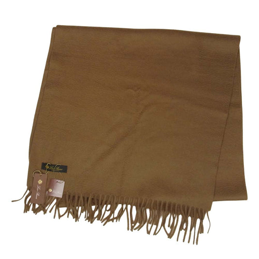 Loro Piana ロロピアーナ FAA1056 国内正規品 イタリア製 カシミヤ100％ マフラー ブラウン系【新古品】【未使用】【中古】