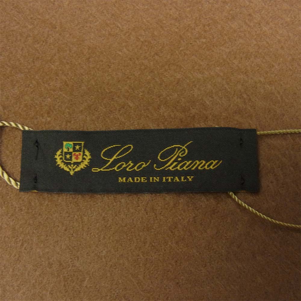 Loro Piana ロロピアーナ FAA1056 国内正規品 イタリア製 カシミヤ100％ マフラー ブラウン系【新古品】【未使用】【中古】