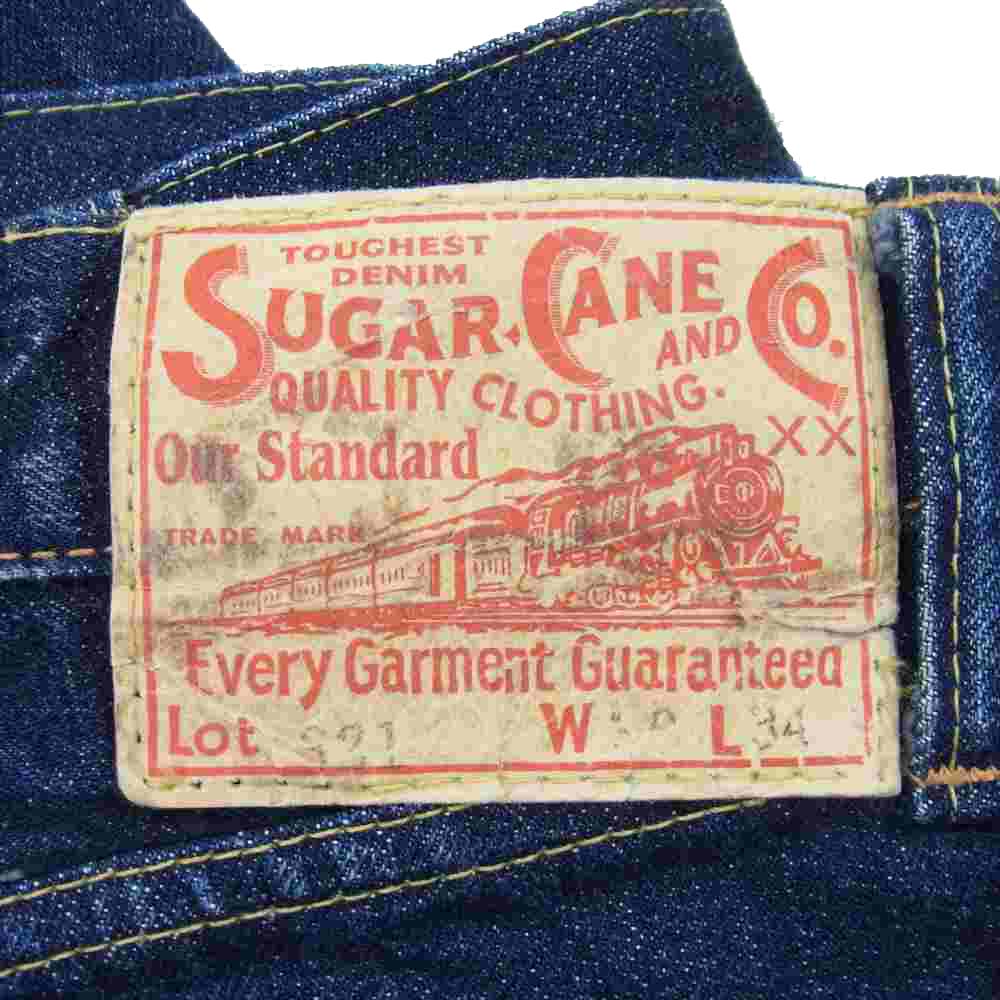 SUGAR CANE シュガーケーン LOT321 BOOTS CUT DENIM PANTS ブーツカット デニム パンツ インディゴブルー系 W30【中古】